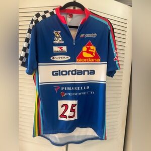 Giordana Blue Cycling Jersey